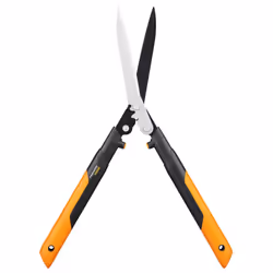 Fiskars PowerGear X Hedge Shear HSX92, Non-stick coating, Steel blades, Length: 63 cm, Black/Orange, 1023631