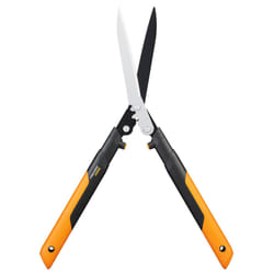 Fiskars PowerGear X Hedge Shear HSX92, Non-stick coating, Steel blades, Length: 63 cm, Black/Orange, 1023631