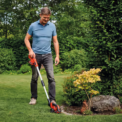 Einhell Power X-Change 18V Cordless Electric Shears With Telescopic Handle - Easy Change 2 Blade System For Cutting Grass, Brushes And Shrubs - GE-CG