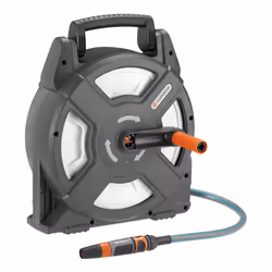 GARDENA City Gardening Terrace Hose Box, 10 m: Hose Coil with 10 m Hose, Folding Crank and Handle, Space-Saving Storage, for ...