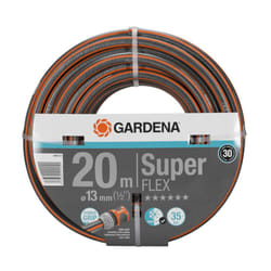 Gardena Premium Superflex Hose 13 mm (1/2 inch), 20 m: Garden Hose with Power-Grip Profile, 35 bar Bursting Pressure, Highly Flexible, dimensionally