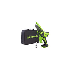 Greenworks 24V Mini Chainsaw 4 Inch (10cm) Cordless Battery Powered Chainsaw Without Battery & Charger,7.8m/s Chain Speed Electric Chainsaw for Tree