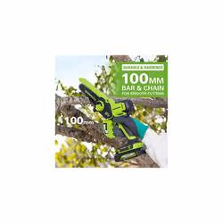 Greenworks 24V Mini Chainsaw 4 Inch (10cm) Cordless Battery Powered Chainsaw Without Battery & Charger,7.8m/s Chain Speed Electric Chainsaw for Tree