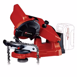 Einhell Power X-Change 18V Cordless Chainsaw Sharpener - Depth Stop, Chain Tensioner, Precision Angle Adjustment, Mounting Plate - GE-CS 18 Li Solo