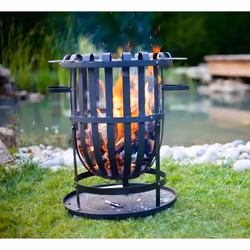 La Hacienda Vancouver Black Firebasket,45x45x56cm