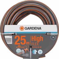 Gardena Comfort Highflex Hose 19 mm (3/4 inch), 25 m: Garden Hose with Power-Grip Profile, 30 bar Bursting Pressure, dimensio ...