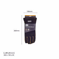 Ooni Grill Gloves - Heat and Fire Resistant, Protective Heat Proof Gloves Perfect for Outdoor Cooking, Grill, Fireplace, Barbecue or PIzza Oven