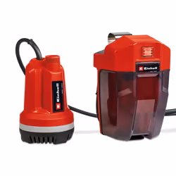 Einhell Power X-Change 18V Cordless Water Butt Pump - 3000 l/h, 2 Bar, Submersible Pump with Telescopic Pipe with Connection ...