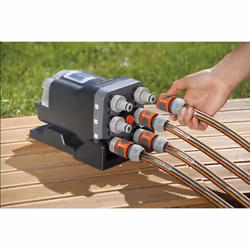 Gardena Water Distributor automatic: 6-point distributor, simple operation, space-saving, allows flexible use, ideal even at low water pressure, 3/4