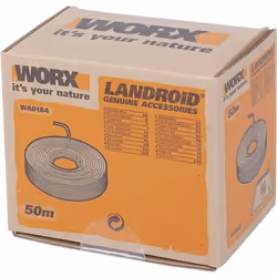 WORX WA0184 Boundary Wire for Landroid Robotic Lawnmower - 50 m Sturdy Boundary Cable for Limiting the Mowing Area - Neat Mowing - Ideal Accessory for