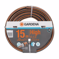 Gardena Comfort Highflex Hose 13 mm (1/2 inch), 15 m: Garden Hose with Power-Grip Profile, 30 bar Bursting Pressure, dimensio ...