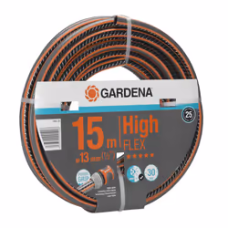 Gardena Comfort Highflex Hose 13 mm (1/2 inch), 15 m: Garden Hose with Power-Grip Profile, 30 bar Bursting Pressure, dimensionally Stable,