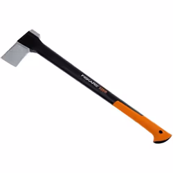 Fiskars Splitting Axe XL X25, 2.5 kg, incl. storage and carrying case, Length: 77 cm, Non-stick high Steel blade covering/fib ...