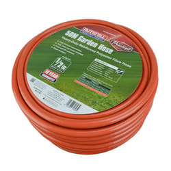 Faithfull FAIHOSE50PRE 50M (164 ft) Prestige Heavy-Duty Reinforced PVC Garden Hose 12.7 mm (1/2 Inch) Diameter, Orange