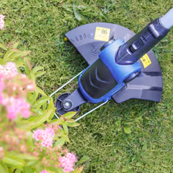 Hyundai 600W 2-in-1 Electric Grass Trimmer and Lawn Edger 30cm Cutting Width Grass Strimmers with Long 10m Power Cable, Lightweight at 3.5kg, 3 Year