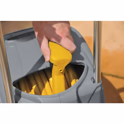 HOZELOCK - Compact Cart Reel 30m : Stable, Sturdy Reel on Wheels, Easy to Assemble and Use, Large Winding Handle, Enclosed Casing, Supplied with all