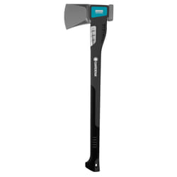 Gardena Splitting Axe 2800 S, Versatile Axe for Various Wood Work, Non-stick Coating, Stainless Steel Impact Protection, Hammer Function, 70 cm