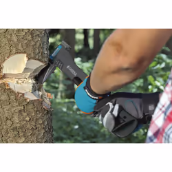 Gardena Universal Axe 1400 A, Versatile Axe for Various Wood Work, Non-stick Coating, Impact Protection, Hammer Function, 60 cm (8716-48), 08716-48