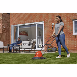 Flymo Turbo Lite 270 Electric Hover Lawn Mower, 1400W, 27cm Cutting Width