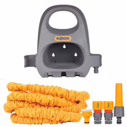 HOZELOCK - Superhoze : Expandable Hose 15m with Hose Hanger : Flexible Hose with Storage Hanger, Stretches 3x Original Length ...
