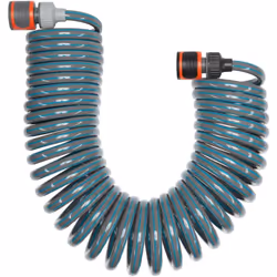 Gardena Spiral Hose Set 10 m: Spiral Garden Hose for Watering Smaller Surfaces, Compact, Convenient and Easy to use, Diameter 9mm, with Gardena System