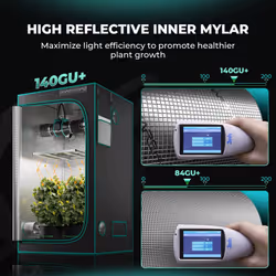 MARS HYDRO 70X70X160 CM Reflective Mylar Hydroponic Grow Tent for Indoor Plant Growing