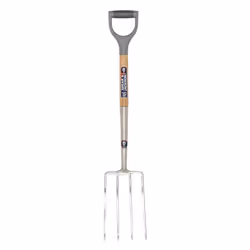 Spear & Jackson 1560SF Neverbend Stainless Digging Fork, Blue