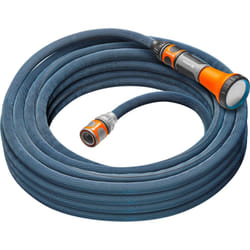 Gardena Liano Xtreme 1/2 inch, 15m set: Extremely robust textile garden hose, for indoor water taps, with PVC inner tube, lightweight,