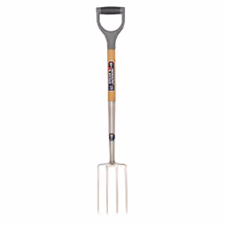 Spear & Jackson 1561BF Neverbend Stainless Border Fork, Blue