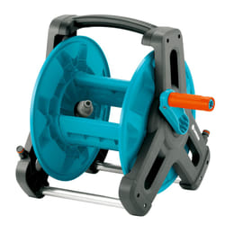 Gardena classic hose drum 50: Water hose drum for garden hose max. 50 m (13 mm hose), compact design, with follow-up stop, hose connection angled