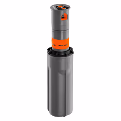 Gardena Sprinkler system, turbines, pop-up, 200 irrigation system for medium-sized lawns up to 200 m?, with adjustable throw distance (5-8 m) and