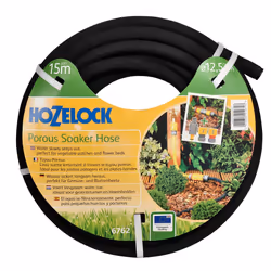 HOZELOCK - Porous Hose 15 m : Microporous Hose for Economical Watering, Without Wasting Water. Ideal for Flowerbeds, Vegetabl ...