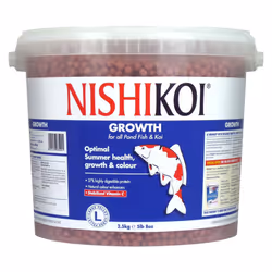 Nishikoi Growth Complete Food for Koi and Pond Fish - Large Pellets - 2.5kg