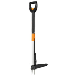 Fiskars SmartFit Weed Puller Telescopic, Length: 1 - 1.19 m, Stainless Steel Handle/Plastic Handle, Black/Orange, 1020125