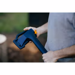 Fiskars Felling Axe L, Solid, With protective cover, Non-stick coated, Steel/Plastic and Glass fibre handle, Black/Orange, A18, Length: 6.5 cm, 1.6