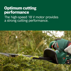 Bosch Cordless Hedge Cutter EasyHedgeCut 18-45 (without battery, 18 Volt system, blade length 45 cm, in carton packaging)