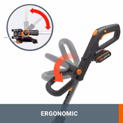 WORX WG163E.9 20V 30cm Cordless Line Trimmer Tool Only (No Battery or Charger) - Lightweight Grass Trimmer with Instant Conversion to Wheeled Edger,