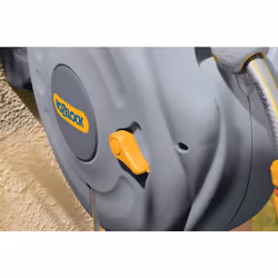 HOZELOCK - Auto Reel Wall-mounted Reel 10m: Easy to Install, Child-lock, Auto-rewind, Ready-to-use Reel with Nozzle, Fittings, Hozelock Hose and