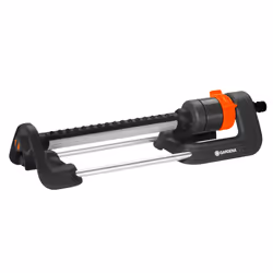 Gardena Aqua M rectangular oscillating sprinkler: Lawn sprinkler for watering areas of 110?250 m?, range 8?18 m, spread max.  ...