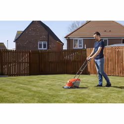 Flymo Hover Vac 270 Electric Hover Lawn Mower, 1400 W, 27 cm Cutting Width, 15 L Grass Box