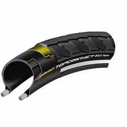 Continental Top Contact II Fold Reflex Bike Tire, Black, 700cm x 37