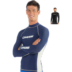 Cressi Men's Rash Guard Long Sleeve UV Sun Protection (UPF) 50 - Cressi: Italian Quality Since 1946