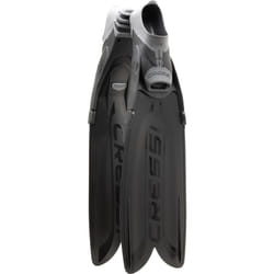 CRESSI Gara Turbo Flex Fins Black 36/37 - Unisex Lightweight Reactive High Performance Fins Gara System with Interchangeable Blades for Diving, Apnea,