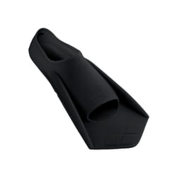 arena Powerfin Swimming Pool Training Fins, Adult Swimming Pool Fins, 100% Silicone Fins, Comfortable Short Swimming Pool Fins, 6-7, Black