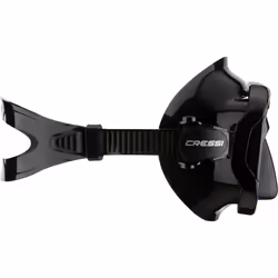 Cressi Set Ranger & Dry - Snorkel Set for Adults, Mask and Snorkel in Practical Case, Black / Black