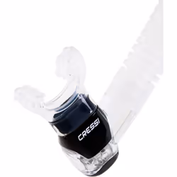 Cressi Itaca Ultra Dry Snorkel - Snorkel Dry for Free Diving and Snorkeling, Black/Black, One Size, Unisex Adult