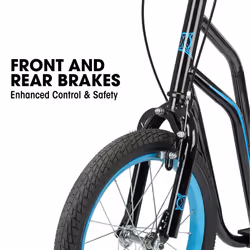 Xootz Kids BMX Scooter, for Beginner and Intermediate Riders, Blue