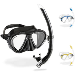 Cressi Matrix and Gamma Combo Diving Snorkelling Set - Black