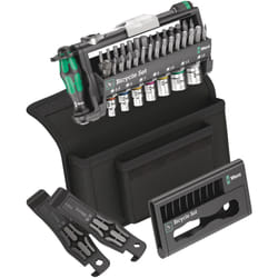 Bicycle Set 3 Metric 1/4in Drive Ratchet & Socket Set, 39 Piece