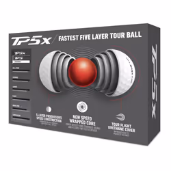 TaylorMade Golf 2024 TP5x Golf Balls One Dozen